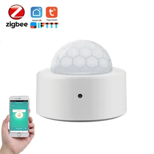 RSH Tuya Smart Lifeは人々の動きを検出し、アラームアラートを送信しますTuya Smart ZigBeeワイヤレスPIRモーションセンサー