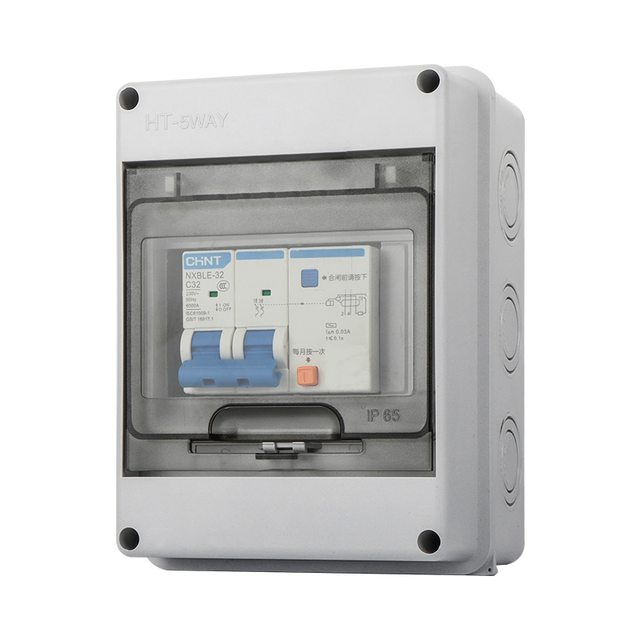WZOODQ 15 Way Waterproof Enclosure Box Outdoor MCB Switch Panel Mounted Distribution Box Electrical Distribution Box Plastic