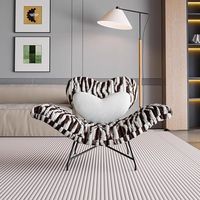 Fauteuil simple Cupid, style italien de luxe léger, design de designer, matériau PU, rembourrage en éponge haute densité, meubles pour la maison, salon