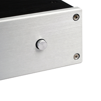 Boîtier en aluminium usiné CNC pour décodeur, châssis DAC Hi-Fi anodisé DIY, boîtier d'amplificateur de puissance certifié CE, taille personnalisée