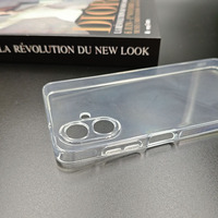 Étui transparent souple antichoc en TPU pour Samsung A07, étui transparent uni de 2,0 mm pour Samsung A17 A16 A15