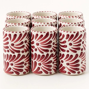Vasos de <span class=keywords><strong>Tequila</strong></span> y <span class=keywords><strong>Mezcal</strong></span> de Cerámica Mexicana Talavera para Amantes del <span class=keywords><strong>Tequila</strong></span> - Product Image 2