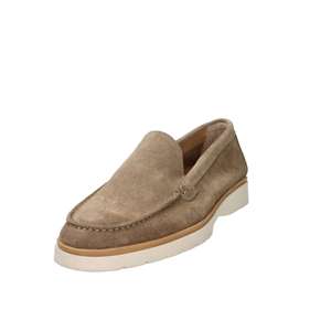 Mocassins pour homme Gino Tagli, couleur taupe, taille 44, talon de 2,5 cm, chaussures bateau - Product Image 5