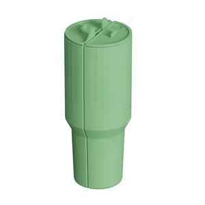 Vendita all'ingrosso <span class=keywords><strong>MU</strong></span> 2-parte inserto interno in Silicone per tazza-divisore per bevande a doppio vano per bicchieri e tazze - Product Image 4