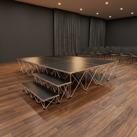 Plateforme de Scène Modulable en Aluminium à Plusieurs Niveaux – Stable et Robuste – En Promotion