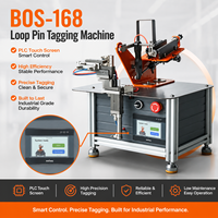 Machine d'étiquetage automatique à boucle avec alimentation automatique des cartes, remplace le travail manuel et les pistolets d'étiquetage pour vêtements, jouets et outils de nettoyage