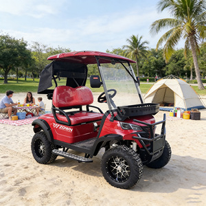 Voiturette de golf électrique haute performance 2 places, moteur 60V 5KW, vitesse rapide, durable pour les terrains de golf et l'usage commercial - Product Image 1