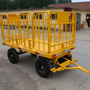 Petite <span class=keywords><strong>remorque</strong></span> à plat de bagages d'aéroport de ventes d'usine - Product Image 2