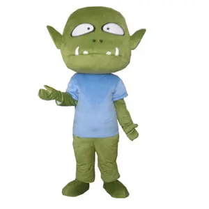 Mascotte HOLA alien vert pour adultes, costume cosplay