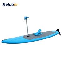 Planche à pagaie gonflable pliable Stand Up Paddle (SUP) avec système de propulsion à étrier