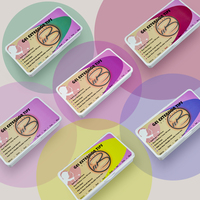 Ongles artificiels en acrylique souple transparent de haute qualité, couvrance totale, logo personnalisé, 504 pièces/boîte, formes ovales/cercueil/carrées