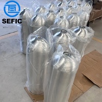 Bouteille de plongée en aluminium brossé ENISO7866 CE 6l 7l 11.1l 12l PED pour la plongée et la natation