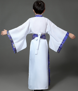 Ecowalson أطفال أولاد بنات ملابس صينية قديمة Hanfu ملابس تنكرية أزياء هالوين ملابس أطفال صينية تقليدية - Product Image 6