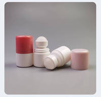 Flacon roll-on en PE de 30 ml rechargeable, vide, pour massage, essence, émulsion, désodorisation