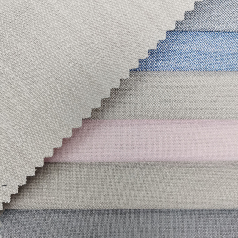 В наличии цветной спандекс/полиэстер (ледяной шелк)/вискоза (бамбуковое волокно) зональная полосатая ткань для рубашки блузки костюма Блейзера