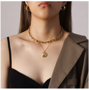 De acero inoxidable de Cupido amor Ángel moneda colgante collar - Product Image 4