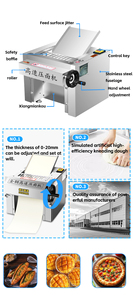 Bánh mì và bánh ngọt Bột nhào Máy bột cán Máy Báo Chí tự động bột Con lăn Croissant - Product Image 6