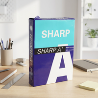 Papier Copie A4 80 g/m² en Pâte de Cellulose, Blanc, pour Bureau et Copieur JK (210 mm x 297 mm)