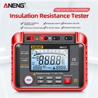 Megóhmetro Digital ANENG MH12 1000V, Medidor de Resistencia de Aislamiento, Probador de Tierra, Voltímetro de Alto Voltaje, Herramientas de Prueba