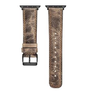 <span class=keywords><strong>Bracelet</strong></span> de montre en <span class=keywords><strong>cuir</strong></span> véritable motif de fissure de luxe pour <span class=keywords><strong>Apple</strong></span> Ultra <span class=keywords><strong>8</strong></span> 7 6 5 4 3 2 1 <span class=keywords><strong>Bracelet</strong></span> en <span class=keywords><strong>cuir</strong></span> pour série Iwatch 40mm 42mm - Product Image 4