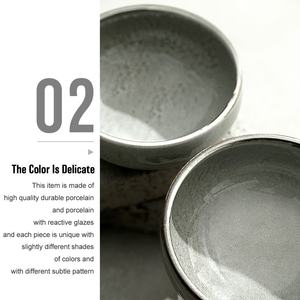 Vente en gros directe d'usine, Style nordique Restaurant en céramique rustique porcelaine service <span class=keywords><strong>de</strong></span> <span class=keywords><strong>fruits</strong></span> bols à <span class=keywords><strong>salade</strong></span> bol à soupe - Product Image 4