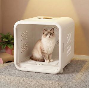 Machine automatique de toilettage et de séchage des animaux de compagnie 53L - Boîte de séchage professionnelle pour chats - Produits de nettoyage et de toilettage pour animaux de compagnie - Product Image 1