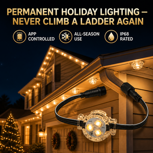 Luces <span class=keywords><strong>LED</strong></span> de píxeles para exteriores con gemas, de 30 mm, RGB, permanentes, para Navidad, DC12V DC48V, venta al por mayor - Product Image 2