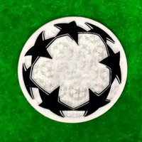 Patch 3D floqué personnalisé sur tissu Tatami, imprimé par transfert thermique sur jersey pour équipes sportives et de football, pour patch Ligue des Champions