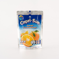 Sachets debout avec pailles Emballage de boisson de jus de boisson de diverses saveurs
