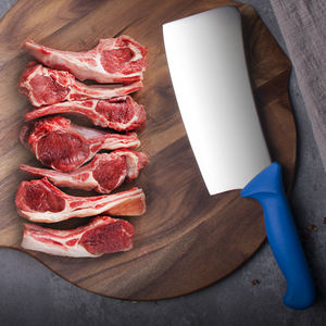 Juego de cuchillos de carnicero súper afilados, cuchillo de matanza con mango de PP, juego de equipo de carnicería de 5 piezas con bolsa de cuchillos - Product Image 5