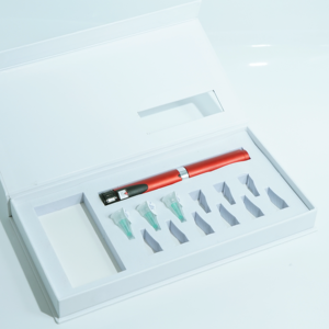 Caja de Cartón Rígido Personalizada con Inserto Troquelado para Kit de Dispositivos Tipo Bolígrafo |   Compartimentos Personalizados - Product Image 5