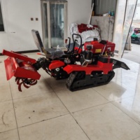 Venta Directa de Fábrica de Pequeñas Rotocultivadoras de Orugas Diésel, Tractores de Orugas para Huertos