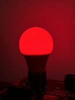 Ampoule LED rouge de thérapie par la lumière infrarouge avec SMD LED 660nm/850nm AC E26/E27/B22 Base 7W 270 Angle de faisceau Utilisation à domicile Appareil facial et corporel