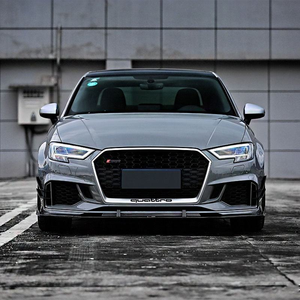 Accesorios para Automóviles Compatibles con <span class=keywords><strong>Audi</strong></span> <span class=keywords><strong>A3</strong></span> 2017-2019 Modificado al Modelo RS3, Incluye Ensamblaje <span class=keywords><strong>de</strong></span> Parachoques Delantero con Rejilla y Labio Delantero - Product Image 3