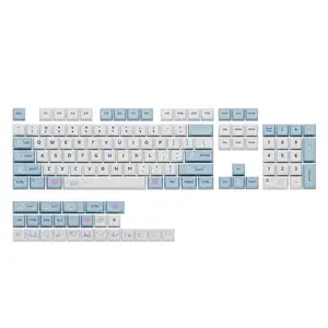 2023 ड्रॉपशीपिंग Xda प्रोफ़ाइल नीले bunny dy सबलिमिनेशन pbt के लिए कीबोर्ड 129 कीबोर्ड