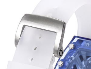 Orologio <span class=keywords><strong>da</strong></span> <span class=keywords><strong>Uomo</strong></span> di Lusso alla Moda con Cassa in Cristallo Zaffiro e Cinturino in Gomma, Orologio Meccanico di Alta Gamma - Product Image 6