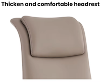 Muebles Diseñador de la computadora Giratorio Reclinable Silla de oficina para dormir Silla de oficina de cuero sintético Cómoda silla ejecutiva Boss