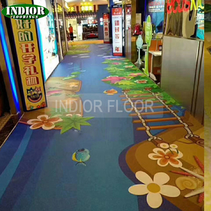 <span class=keywords><strong>3D</strong></span> Stampa di disegno di plastica del pvc del vinile pavimenti in singapore - Product Image 3