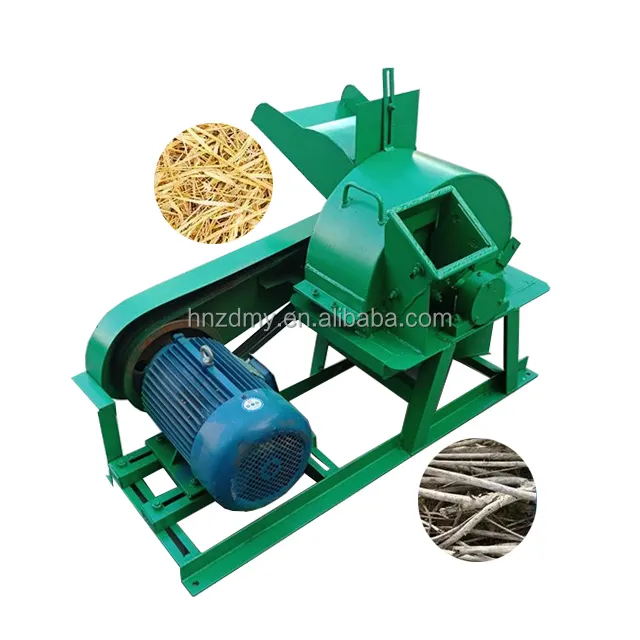 portable energy-saving small branch grinder drum branch chipper machine for sale