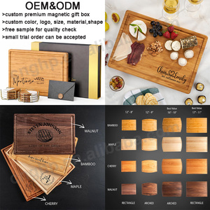 Juego de tablas de cortar de madera de acacia al por mayor para cocina, tabla de cortar de madera con etiqueta privada personalizada, bandeja para servir charcutería - Product Image 6