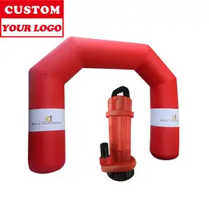 Beliebte Werbung Wirtschaft liche kommerzielle Outdoor PVC Zeichen aufblasbare Bogen 8m aufblasbare Bogen versiegelte Luft Rechteck Form