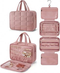 Free Sample Travel toiletry <b>bag</b>, Jewelry storage <b>bag</b>, Hanging toiletry <b>bag</b>, <b>Fluffy</b> makeup <b>bag</b> Storage <b>bag</b> - Product Image 3