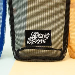 Venta caliente comercial Impresión de dibujos animados Bordado perforado Bolso de compras Playa Malla Tote Shopper - Product Image 4