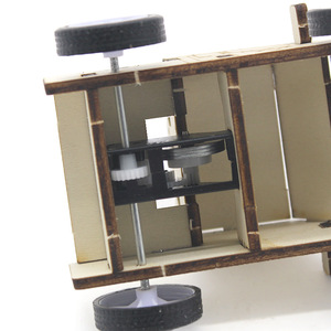 Kit de Vehículo Todoterreno Inercial de Madera para Armar, Juguete Educativo de Ciencia para Niños de 4 a 6 Años, Modelo de Aprendizaje STEM de Ensamblaje Manual - Product Image 3