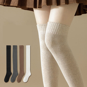 Calzini sopra le ginocchia in lana Merino calda e spessa all'aperto caldi caldi caldi caldi di alta qualità personalizzati di alta qualità - Product Image 2