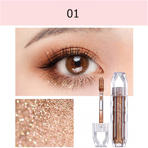 <span class=keywords><strong>Fard</strong></span> à paupières à paillettes liquides personnalisé de haute qualité dans une finition scintillante métallique lumineuse 5g Net Wt Wholesale Private Eye Shadow - Product Image 5