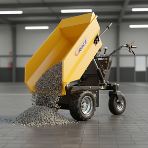Chariot de transport mini-dumper portable à faible vibration, livraison gratuite, prix avantageux, vente flash, certifié EPA CE EUR5, pour travaux paysagers. - Product Image 3