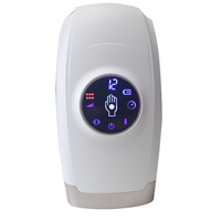 Fabrik-Niedrigpreis Elektrischer Handmassagegerät mit Wärme, Luftdruck und Vibration, Tragbar, Wiederaufladbar, ABS-Material, CE-Zertifiziert