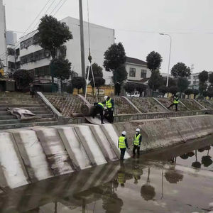 ที่นอนคอนกรีตผ้าห่มซีเมนต์ไฟเบอร์ปูบนผนังคอนกรีต - Product Image 3