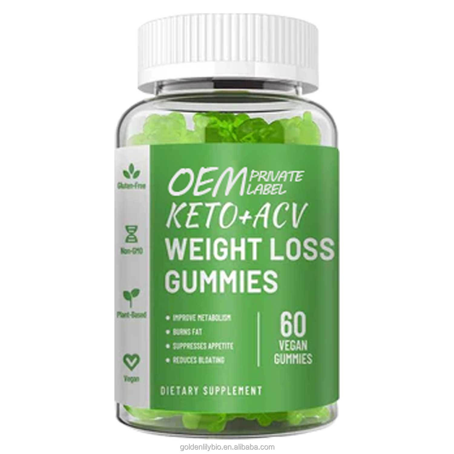 OEM/ODM Keto ACV жевательные конфеты для похудения, яблочный уксус, жевательные конфеты, очищающие Кето-Мармеладные добавки для женщин и мужчин